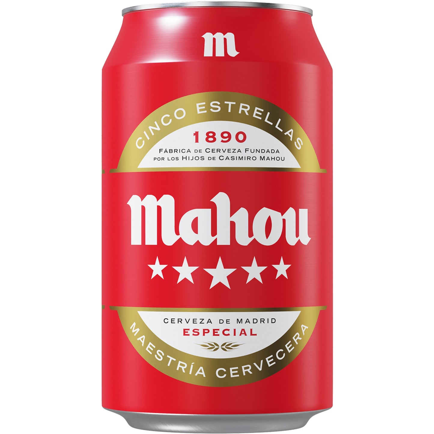 MAHOU 5 ESTRELLAS LATA 33 CL.