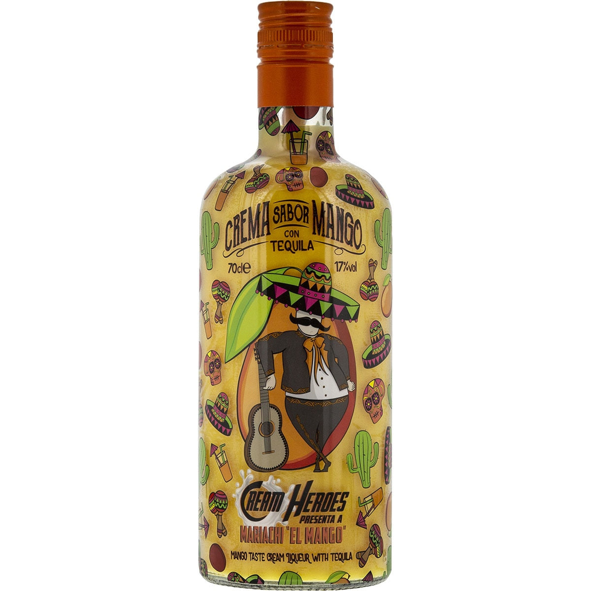 TEQUILA CREMA MANGO MARIACHI 70 CL.