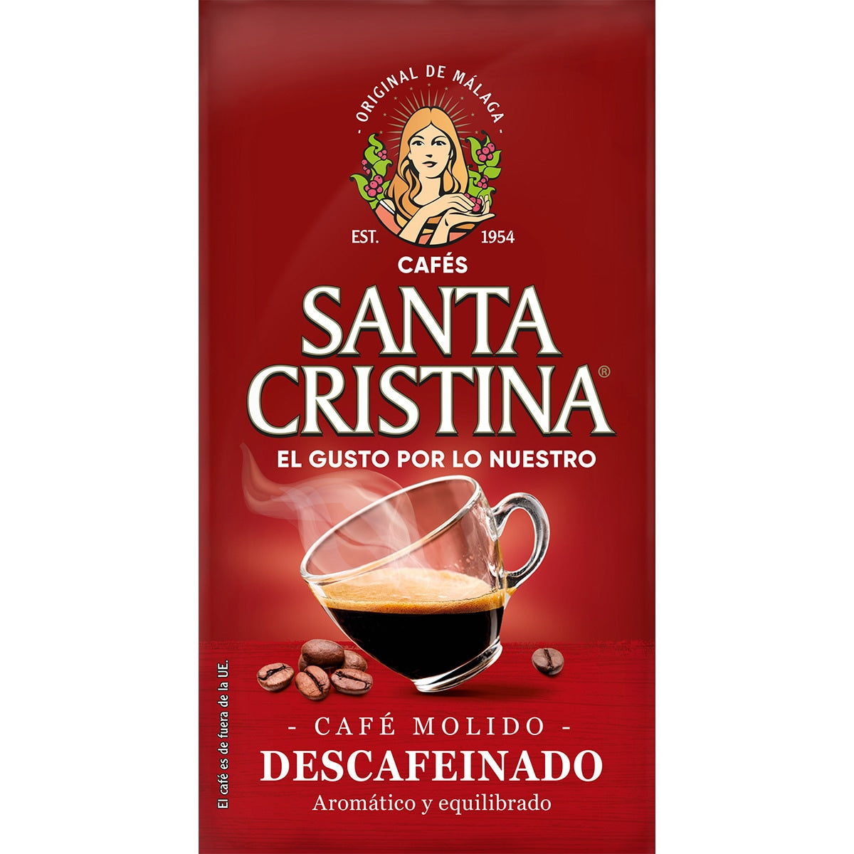 SANTA CRISTINA CAFÉ DESCAF. MOLIDO 250 GR.