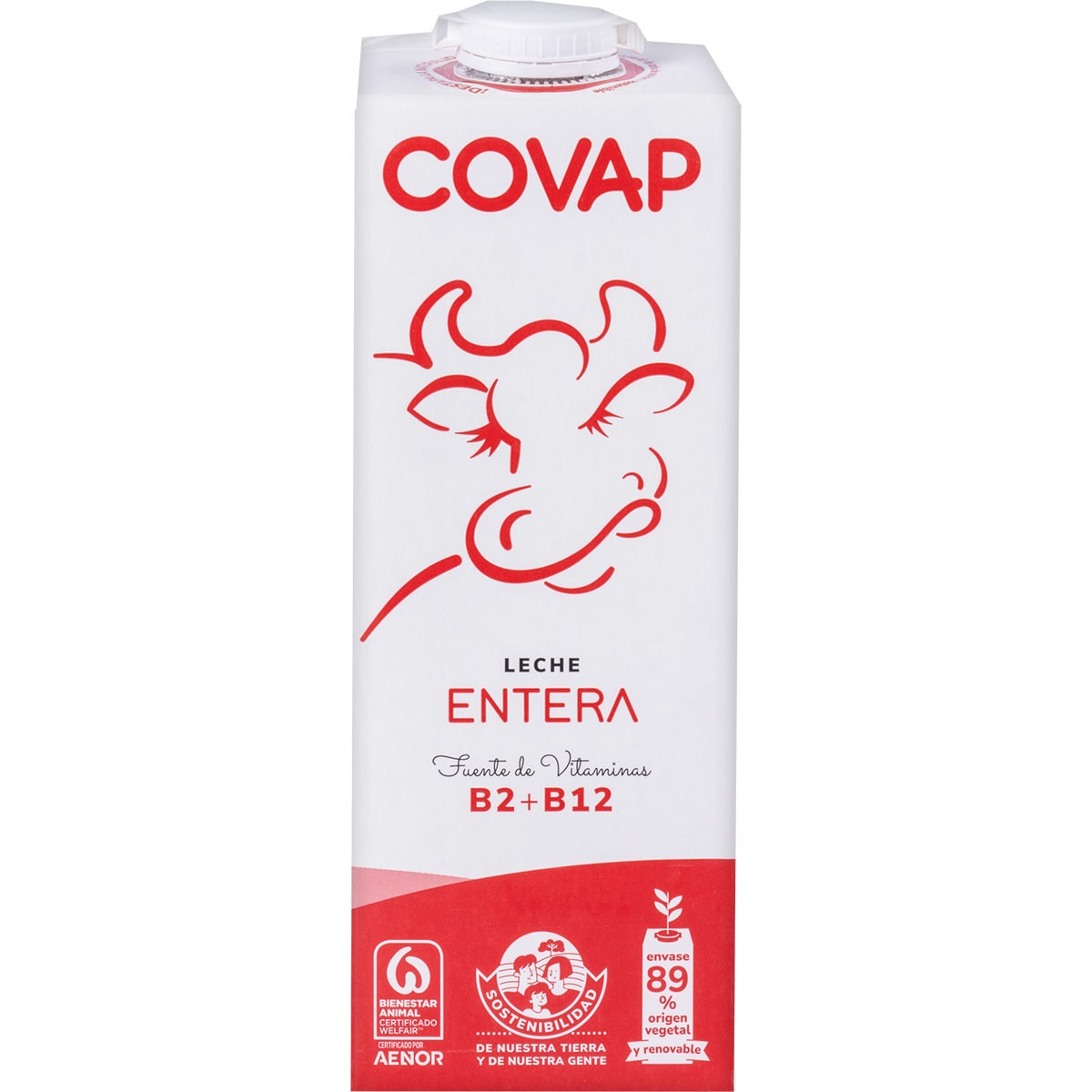 COVAP LECHE ENTERA BRIK 1 LTR.