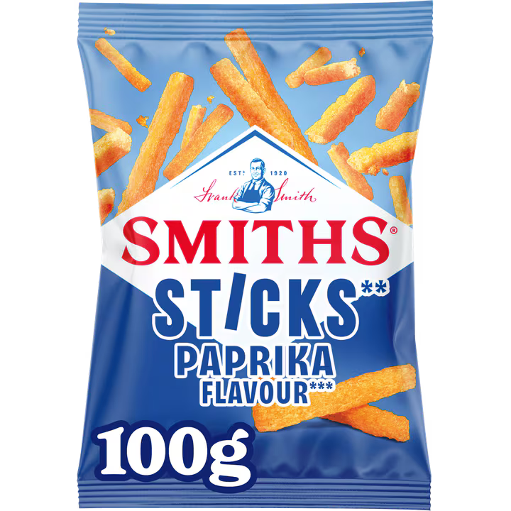 SMITHS STICKS PAPRIKA 100 GR.