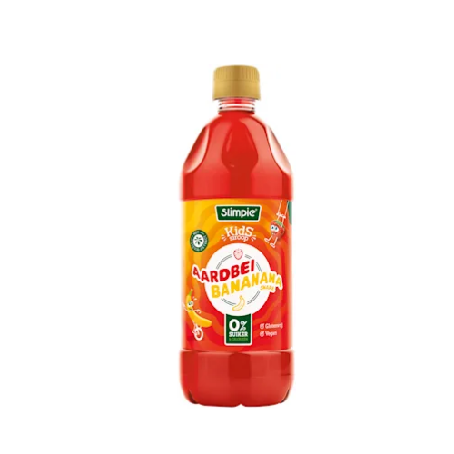 Slimpie kids aardbei banana 580 ml.