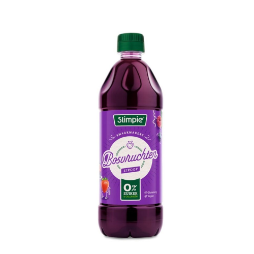 Slimpie siroop bosvruchten 0% 650 ml.