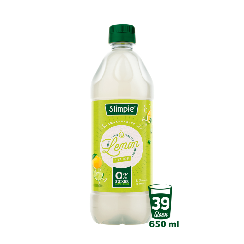 Slimpie siroop lemon 650 ml.