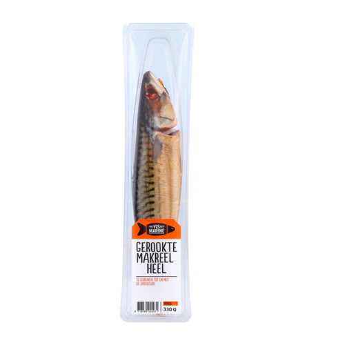 Vismarine gerookte makreel heel 300 gr.