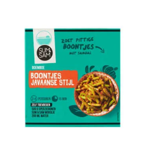 Sum en sam boemboe javaanse boontjes 95 gr.