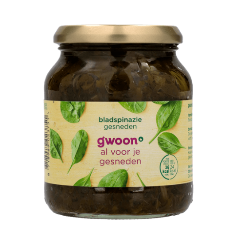 G'woon bladspinazie gesneden 330 gr