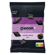G'woon gemengde zoute drop 400 gr.