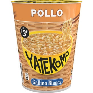 YATEKOMO G.B. NOODLES POLLO VASO 8x60 GR.