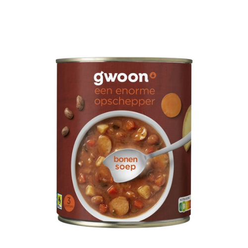G'woon bruine bonensoep 800 ml.