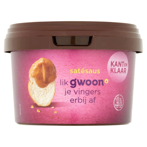 G'woon satésaus 1 kg.