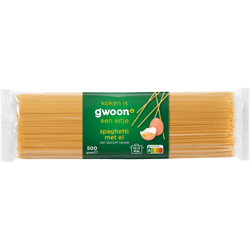 G'WOON SPAGHETTI MET EI 500 GR.