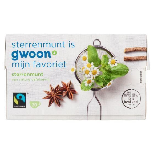 G'woon sterrenmunt thee 30 gr