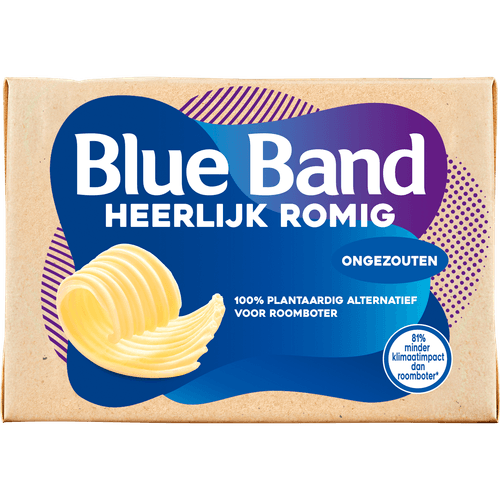 Blue band roomboter ongezouten wikkel 250 gr.