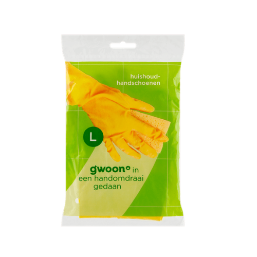 G'woon huishoud handschoenen l 1 paar