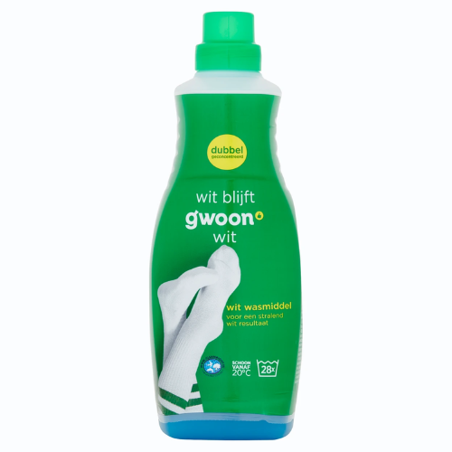 G'woon wit wasmiddel 28x 1000 ml.