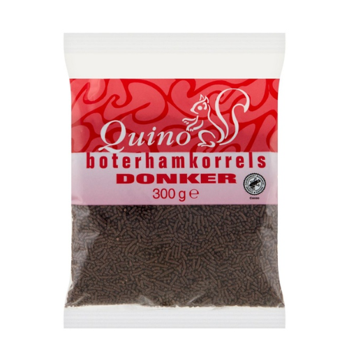 Quino boterhamkorrels donker 300 gr.