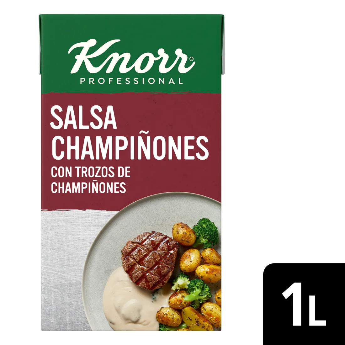 KNORR SALSA CHAMPIÑONES 1 LTR.