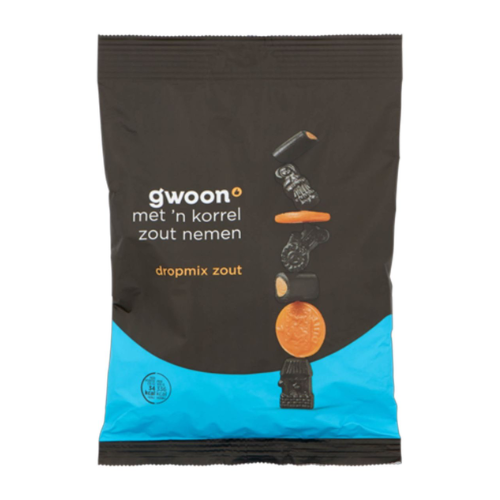 G'woon dropmix zout 400 gr.