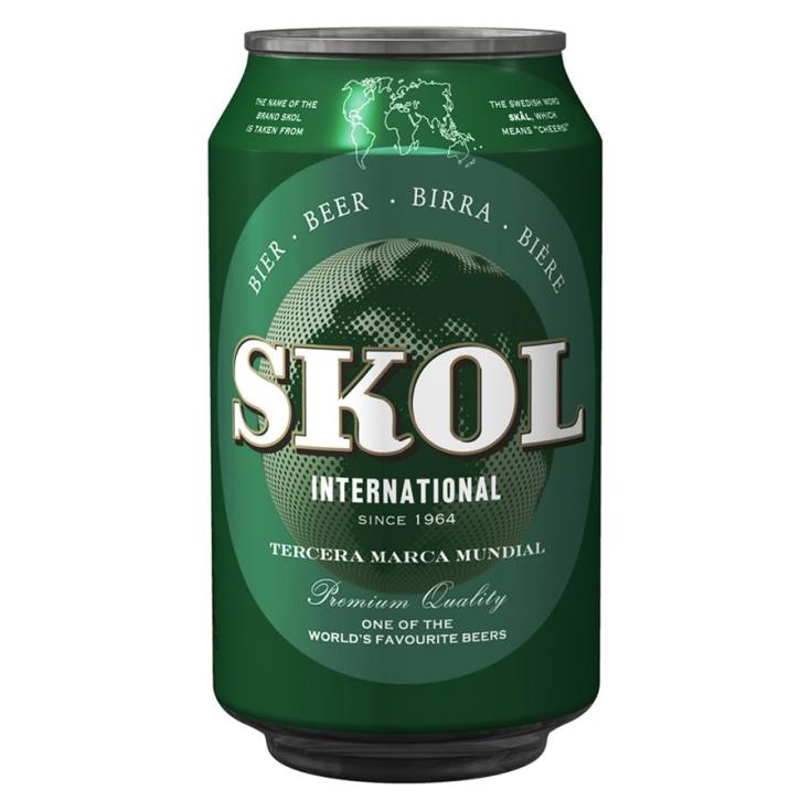 SKOL CERVEZA LATA 33 CL.
