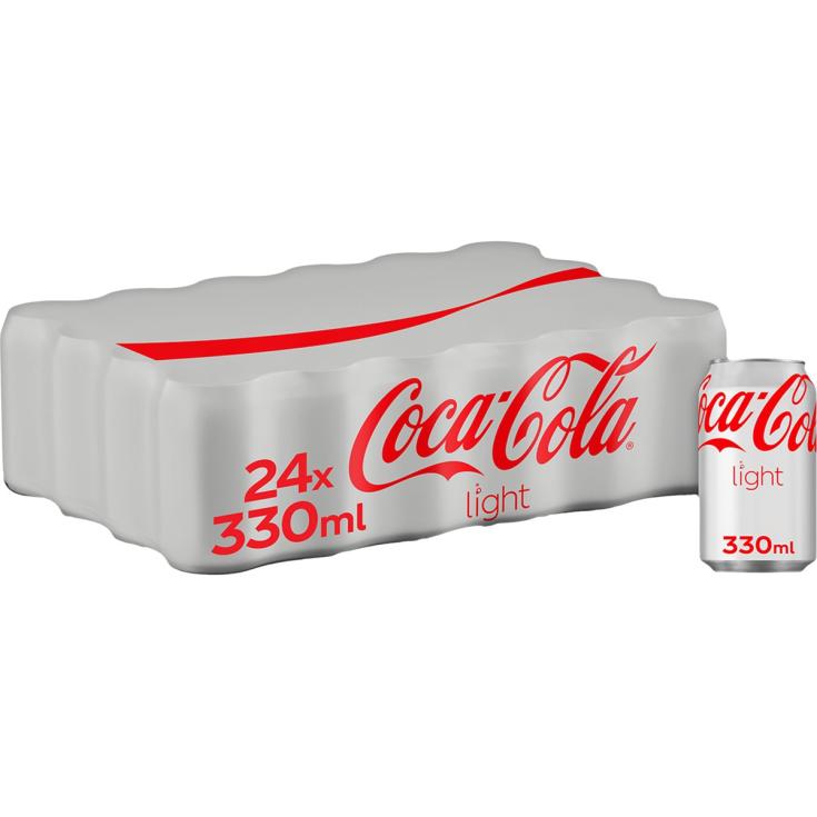 COCA-COLA LIGHT LATA 24x33 CL.