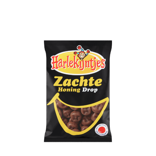 Harlekijntjes zachte honing drop 300 gr.