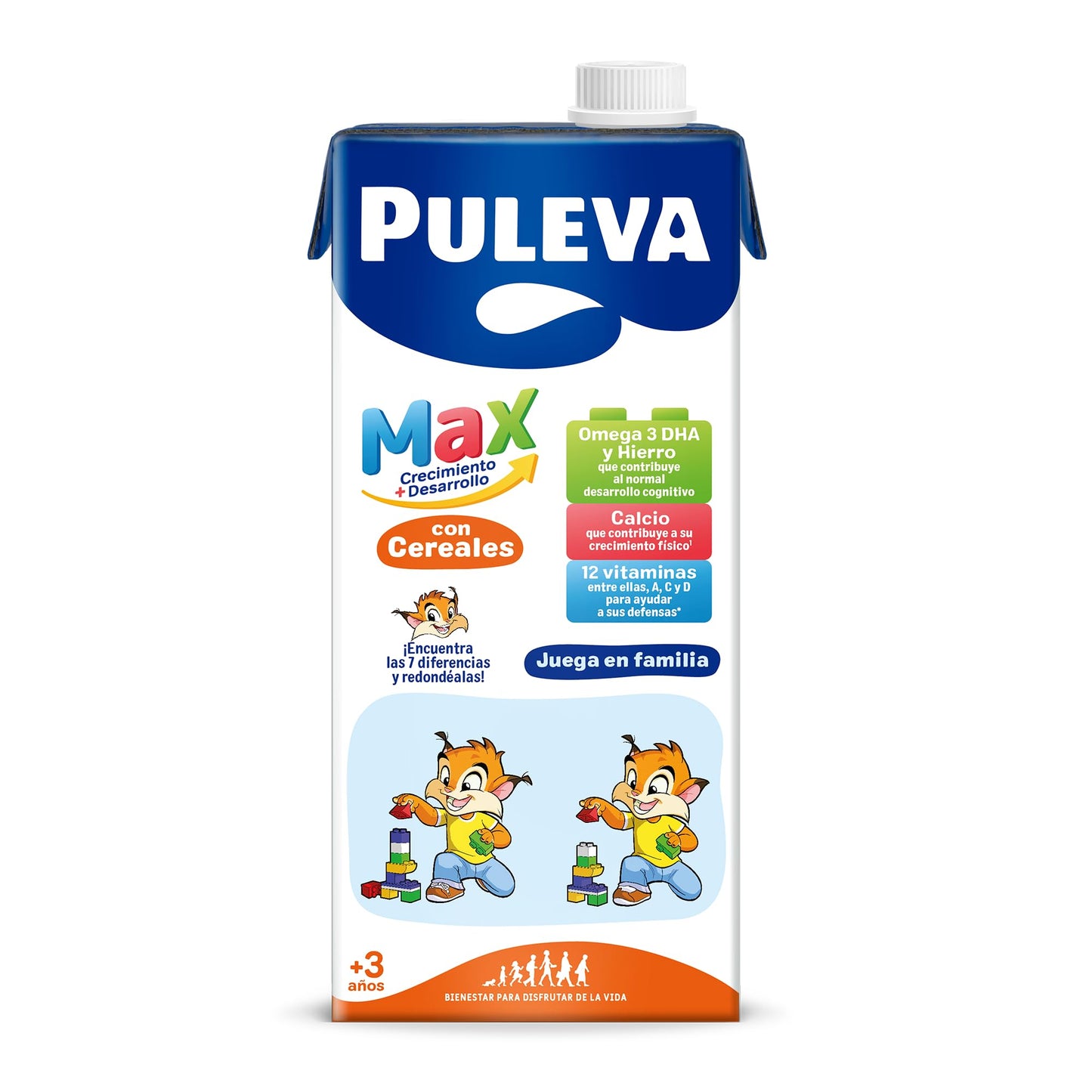 PULEVA LECHE MAX EN./CR. CEREAL 6x1 LTR.