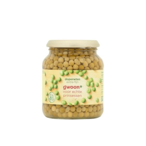 G'woon doperwten fijn 340 gr.