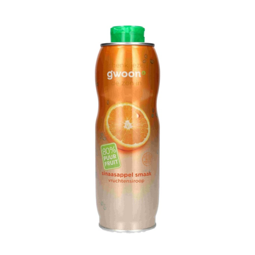 G'woon siroop sinaasappel 750 ml