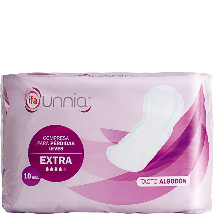 IFA-UNNIA COMPRESA PÉRDIDAS LEVES EXTRA 10 U.