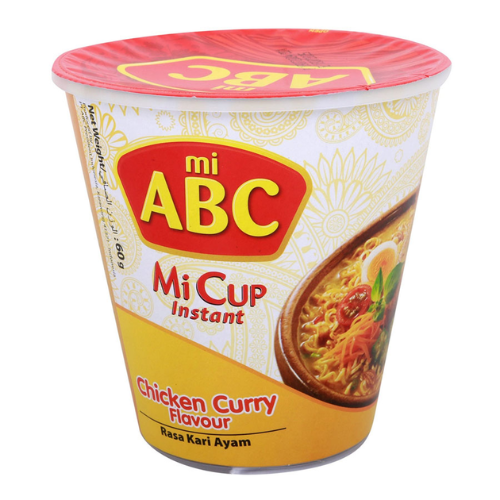 Abc cup noodle curry chicken 60 gr
