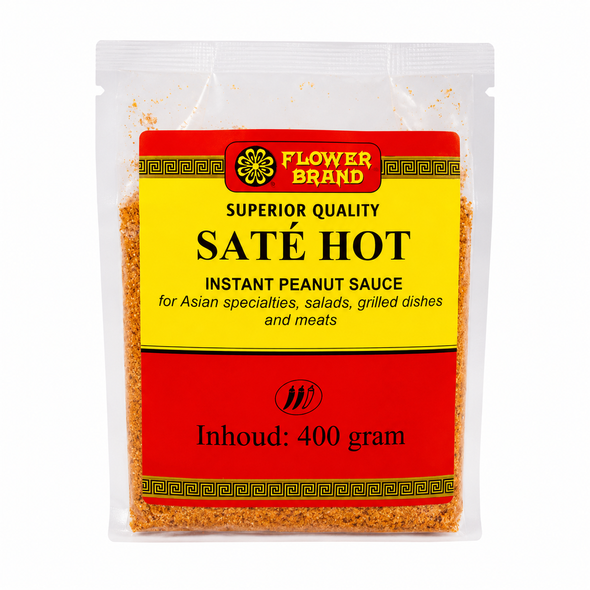 FLOWER BRAND SATÉ HOT ZAK 400 GR.