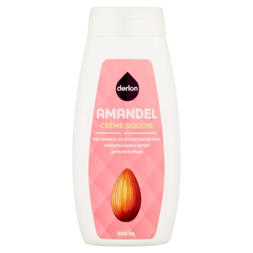Derlon cremedouche amandel 500 ml