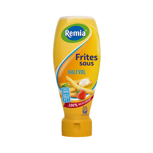 Remia fritessaus halfvol 500 ml.