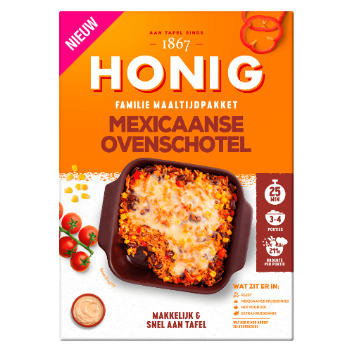 Honig maaltijdkit mexicaanse ovenschotel 401 gr