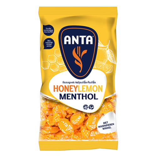 Anta flu honey lemon menthol (goud) 275 gr.