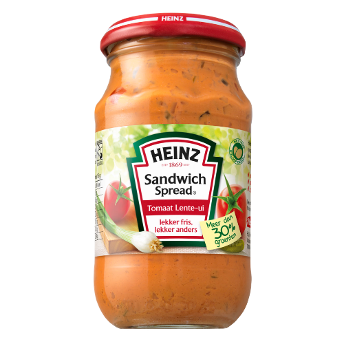 Heinz sandwich spread tomaat lente ui 300 gr.