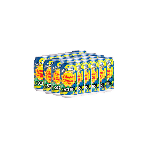 Chupa chups sour blueberry sparkling 12x25 cl