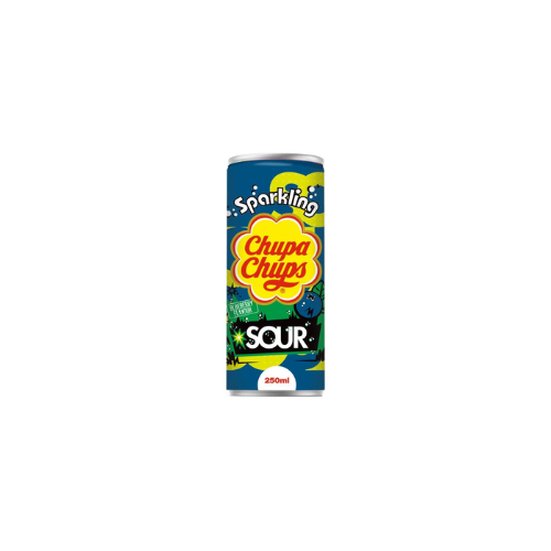 Chupa chups sour blueberry sparkling 25 cl