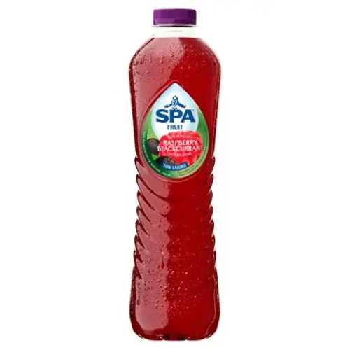 SPA FRUIT RASPBERRY-BLACKCURRANT 1250 ML.