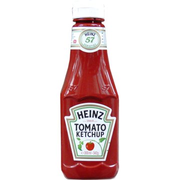 HEINZ KETCHUP TOP DOWN PET. 342 GR.