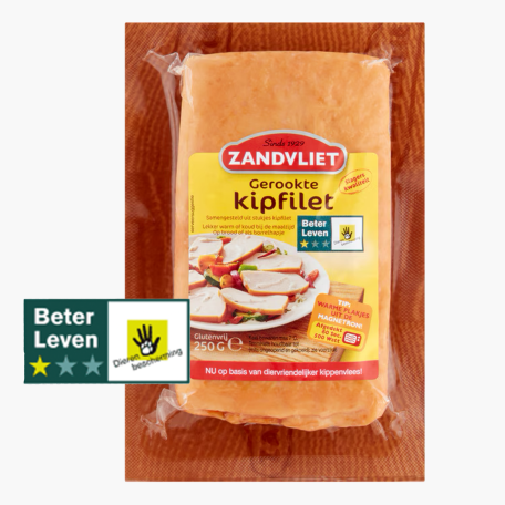 ZANDVLIET GEROOKTE KIPFILET 250 GR.