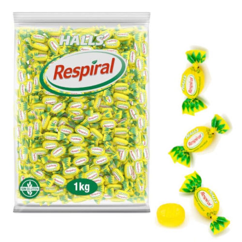 RESPIRAL CARAMELOS LIMÓN 1 KG.