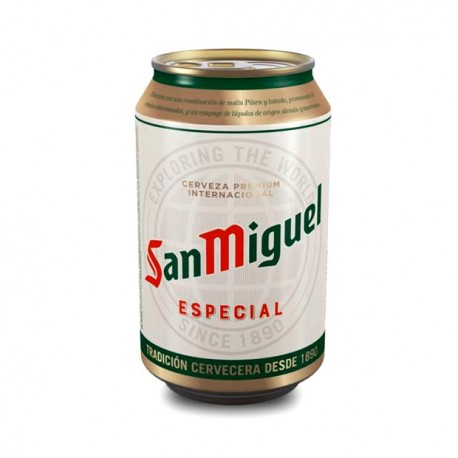 SAN MIGUEL CERVEZA LATA 24x33 CL.