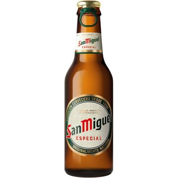 SAN MIGUEL CERVEZA CRISTAL 25 CL.