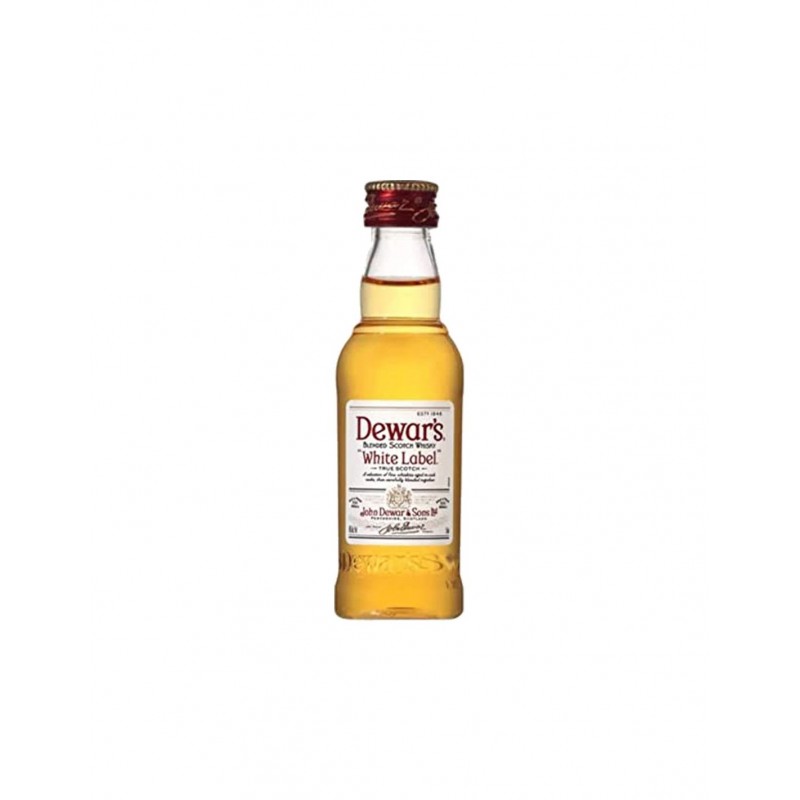 DEWARS WHITE LABEL SC. WHISKY MINI 5 CL.