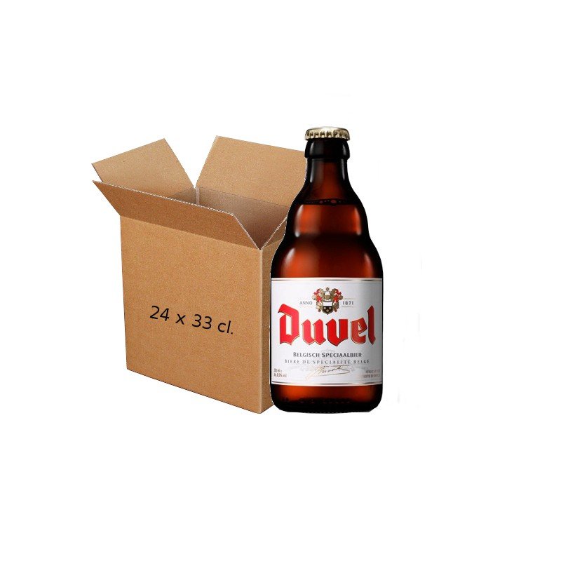 DUVEL CERVEZA BELGA CRISTAL 24x33 CL.
