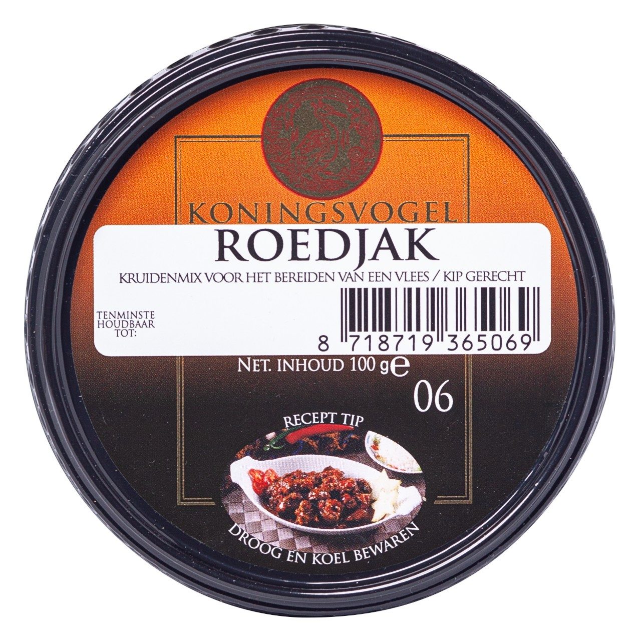 KONINGSVOGEL BOEMBOE ROEDJAK 100 GR.