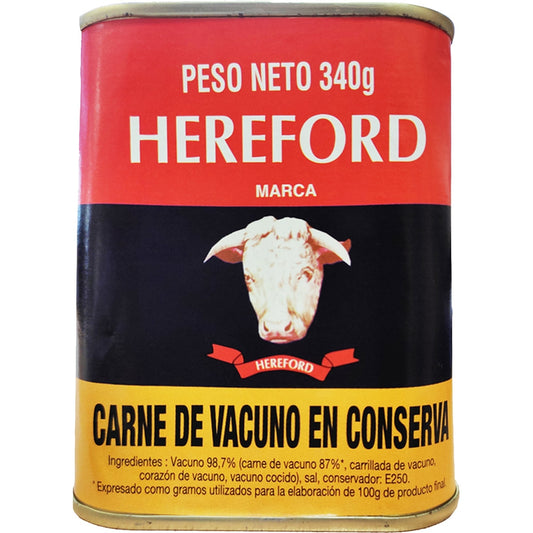 HEREFORD CARNE DE VACUNO CONSERVA 340 GR.