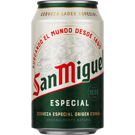 SAN MIGUEL CERVEZA LATA 33 CL.